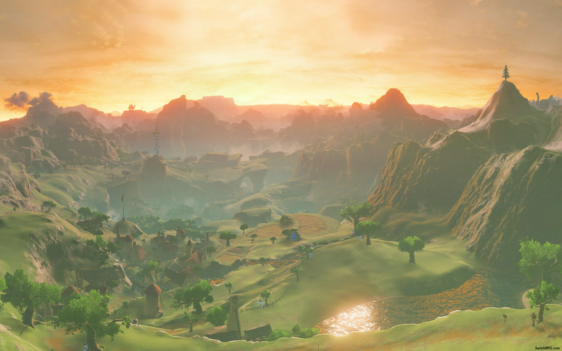Zelda: Breath of the Wild Scenic Desktop Wallpaper Collection | Switch RPG